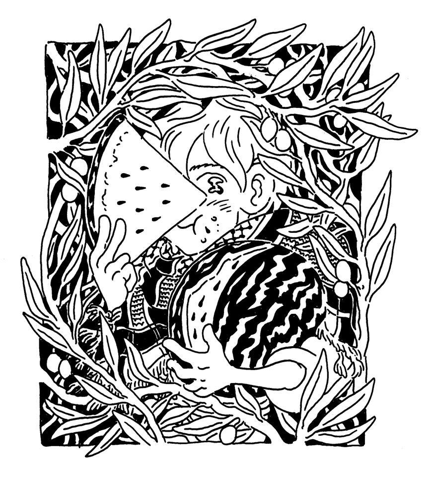 Poster artwork - ink on trace paper